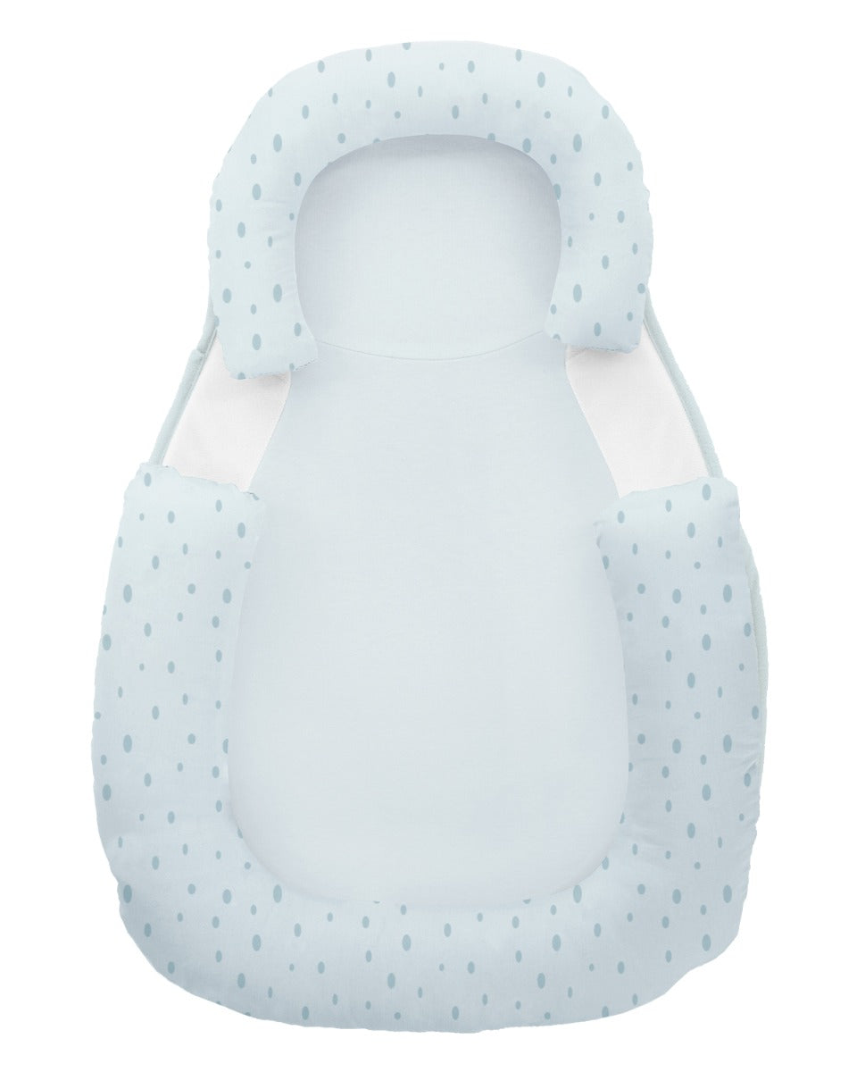 Posicionador Anti-Roll de Espuma de Memória Blue Dots
