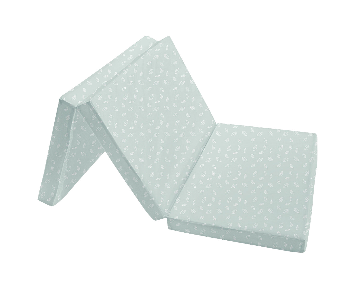 Colchão dobrável 60/120/5 cm Folhas Mint