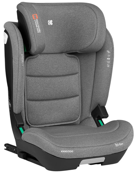 Cadeira auto i-Size 100-150cm Kikka Boo i-Scout Light Grey