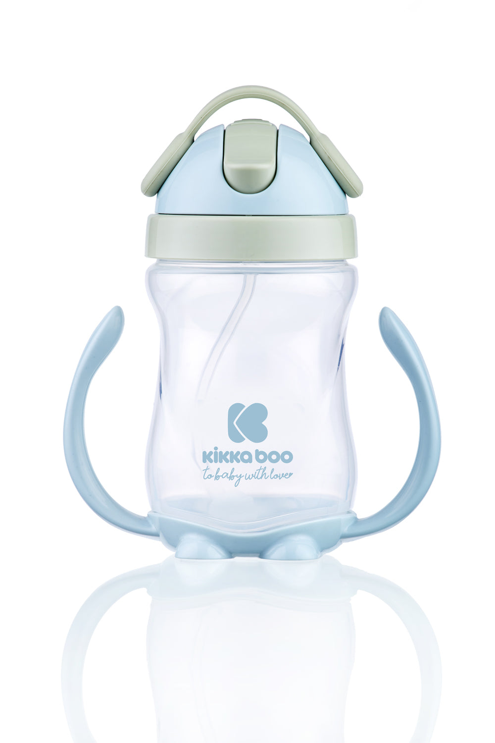 Copo para Bebé com Palhinha 300ml Azul