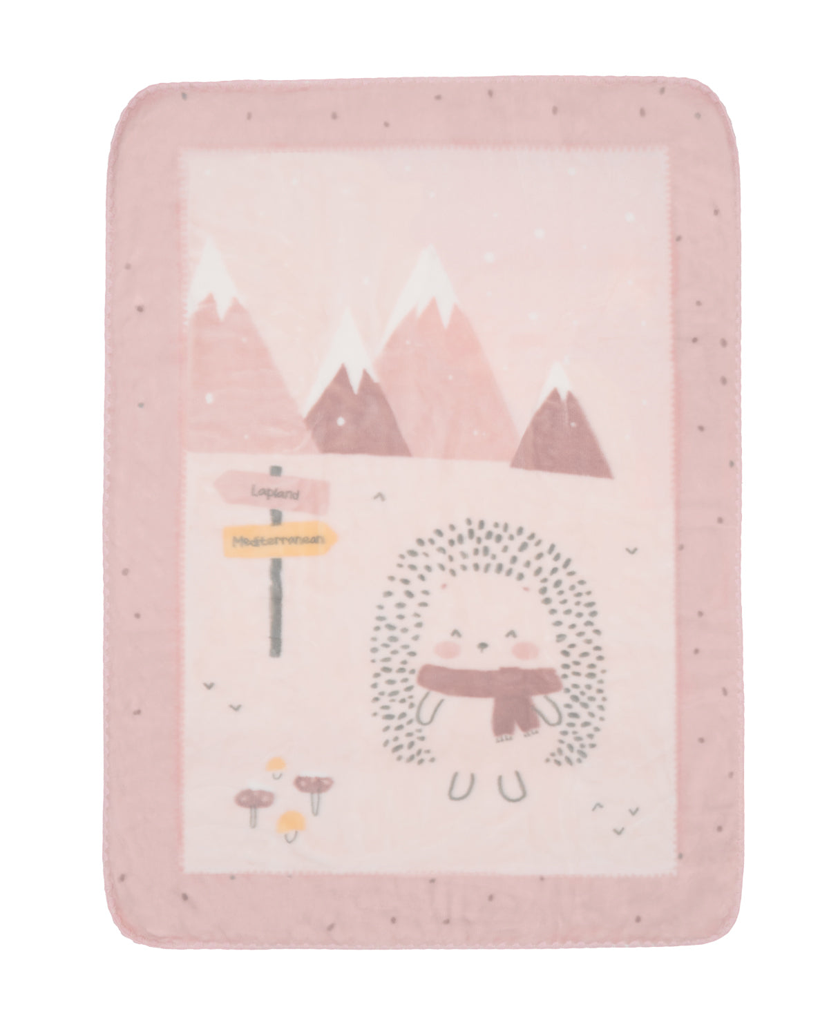Manta de bebé super macia 80/110 cm Hedge-hugs