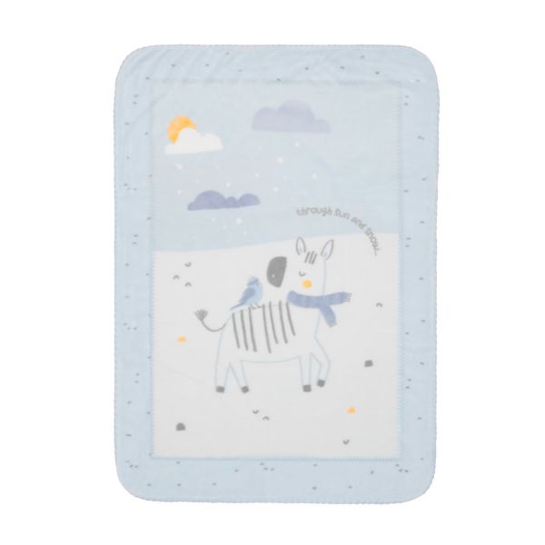 Kikkaboo Manta para Bebé Super Macia 80/110 cm Stripy Friends