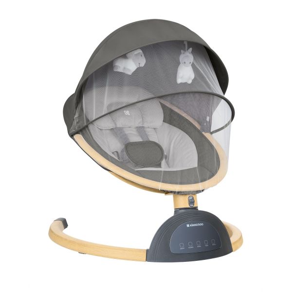 Kikkaboo Espreguiçadeira Ashlee Dark Grey Side-by-side