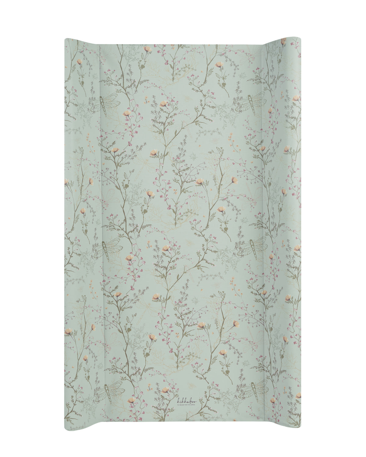 Muda Fraldas Secret Garden Verde 50x70cm PVC Macio