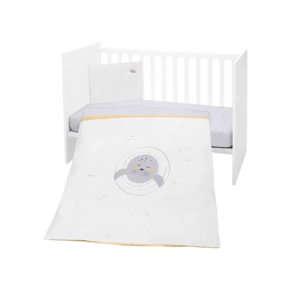 Kikkaboo Conjunto de Cama Seally Me de 5 Peças