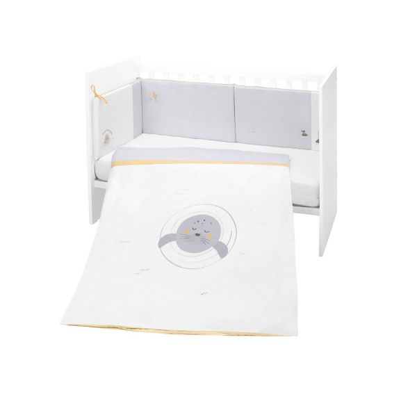Kikkaboo Conjunto de Cama de 2 Peças Estilo Ue 60/120 Seally Me