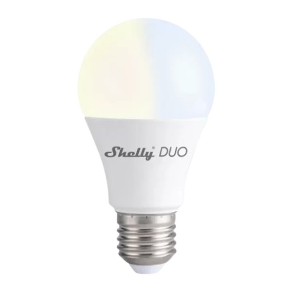 Lâmpada Inteligente Shelly Duo E27 WW/CW 9W 900 Lumens