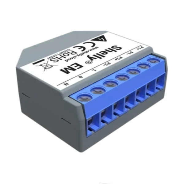 Medidor de Energia Shelly EM + Núcleo de 50A