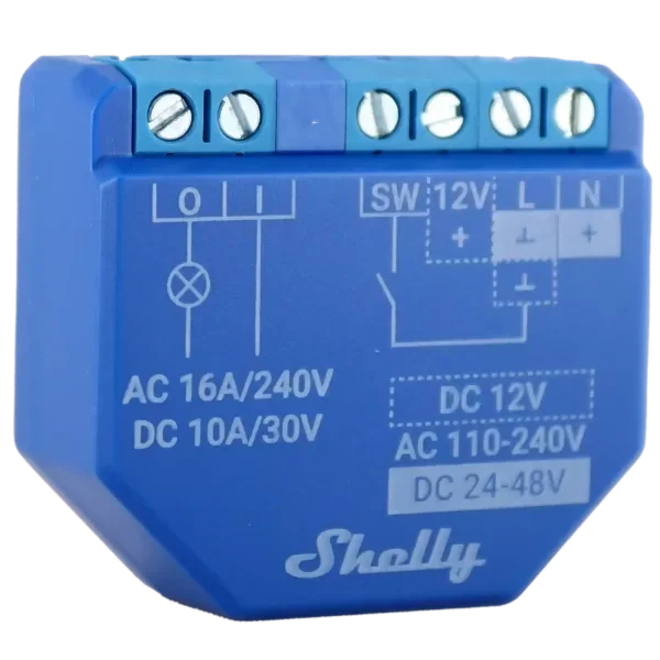 Shelly Plus 1 Módulo Inteligente Wi-Fi Relé