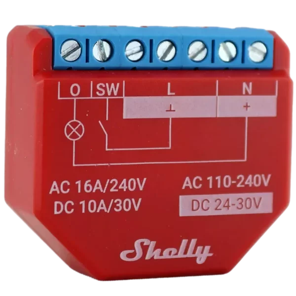 Shelly 1PM Plus Módulo Interruptor Smart Wi-Fi - 3800235265017