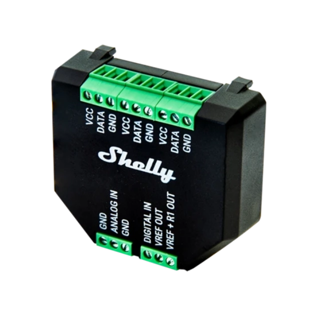 Shelly Plus Add-On Módulo Inteligente Wi-Fi p/ Shelly Plus