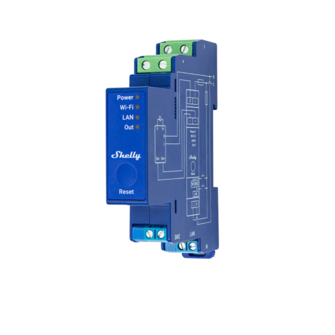 Shelly Pro Dimmer 0/1-10V PM - Módulo WiFi/BT