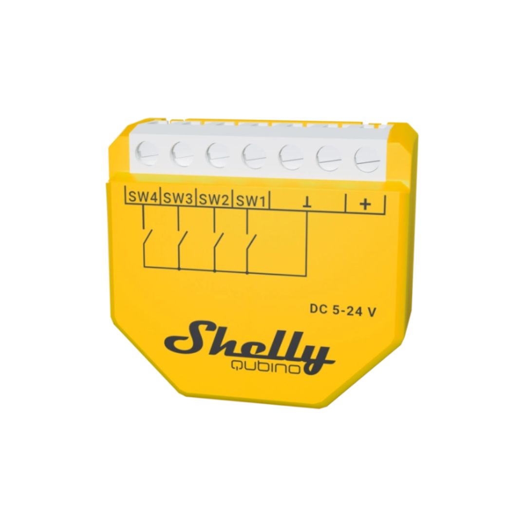 Shelly Qubino Z-Wave i4 DC – Módulo Z-Wave