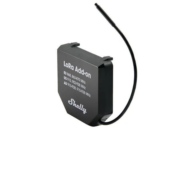 Shelly LoRa Add-on - Módulo Add-On de Comunicação LoRa (até 5km) para dispositivos Gen3/Gen4