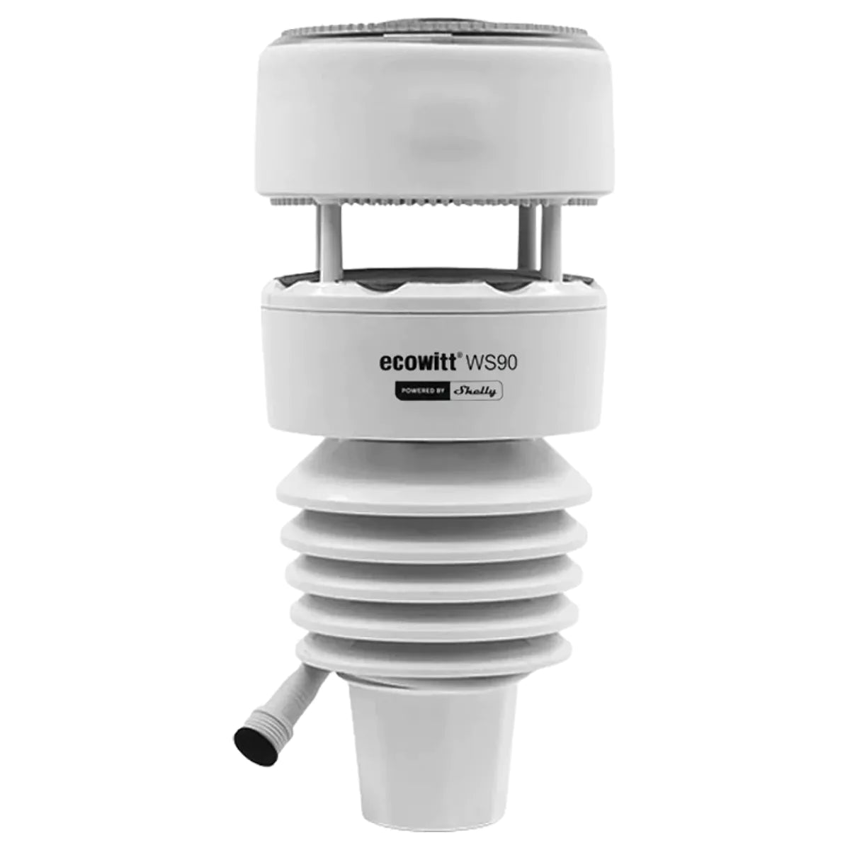 Ecowitt Estação Meteorológica Inteligente 7-em-1 | Solar | Zigbee | Sem Fios - Ecowitt WS90 Powered by Shelly