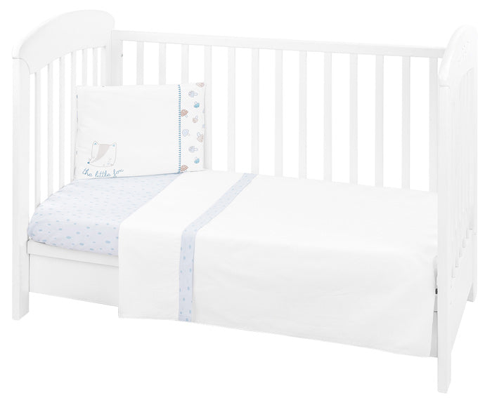 Conjunto jogo de cama 3pçs 70x140cm Kikka Boo Little Fox