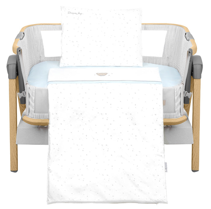 Conjunto jogo de cama para berço 5pçs Kikka Boo Dream Big Azul