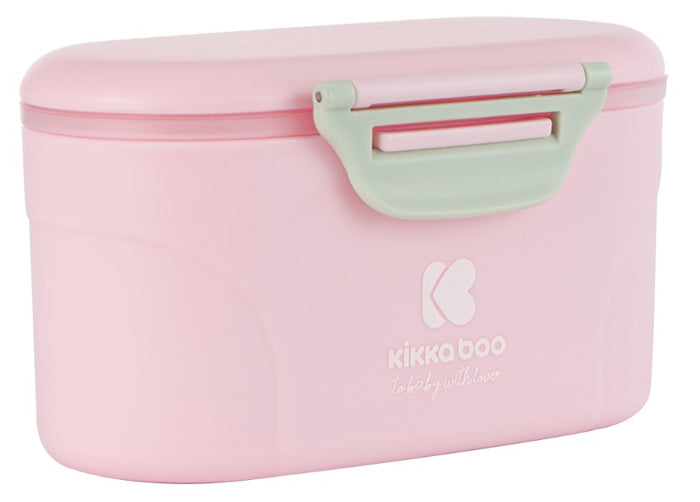 Dispensador de leite em pó com colher 130g Kikka Boo Rosa