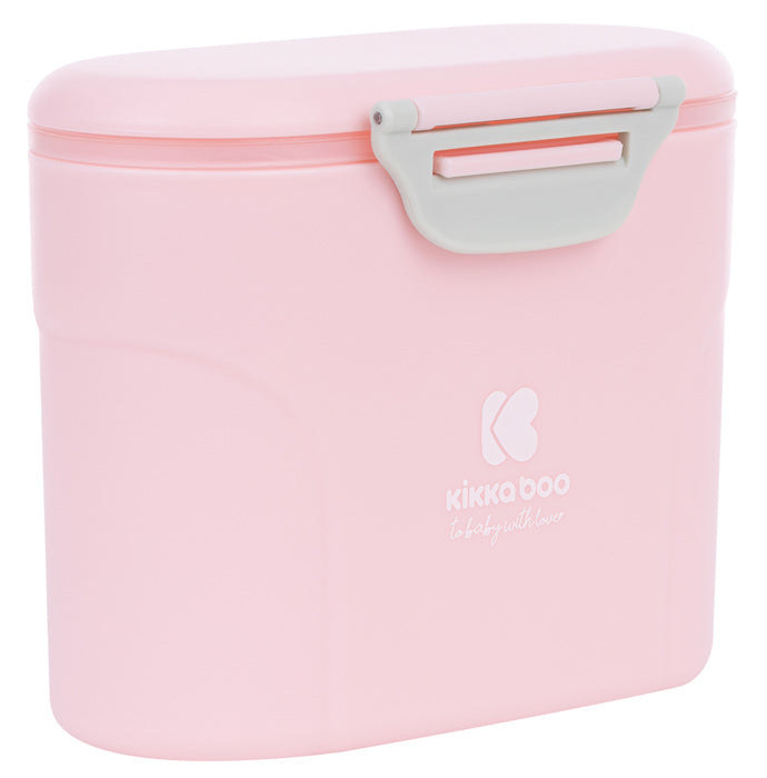Dispensador de leite em pó com colher 160g Kikka Boo Rosa