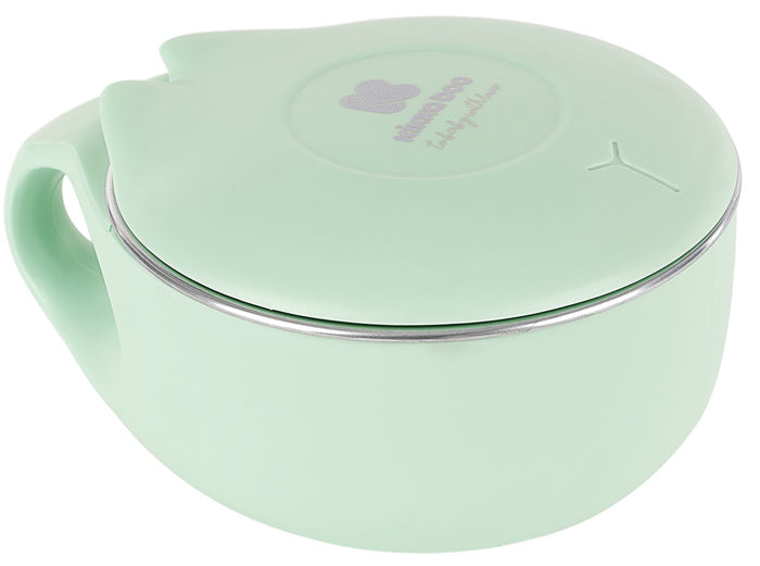 Tigela em aço inoxidável 200ml Kikka Boo Cat Menta