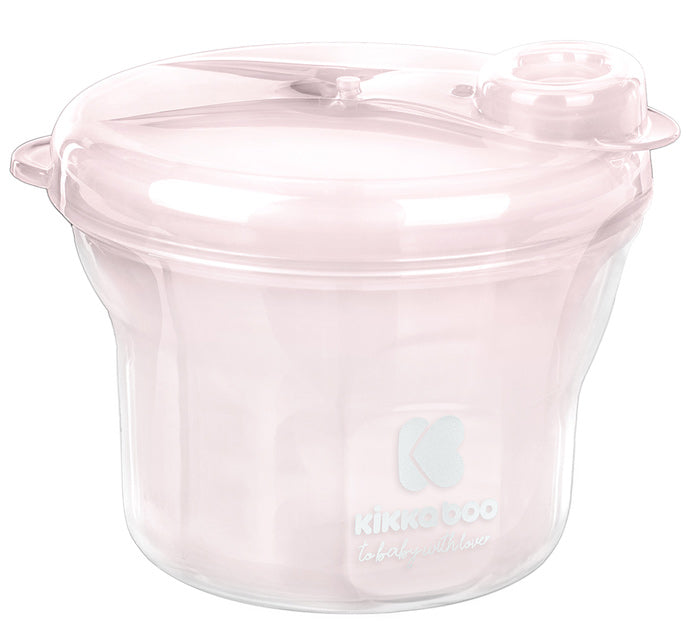 Dispensador de leite em pó 2 em 1 Kikka Boo Rosa Claro