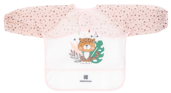 Babete com mangas compridas Kikka Boo Savanna Rosa