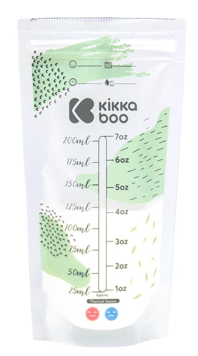 Saco de armazenamento de leite com sensor de temperatura 50pçs Kikka Boo Lactty