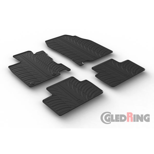 GledRing Tapetes para Renault Kadjar, 2015 - - T0056