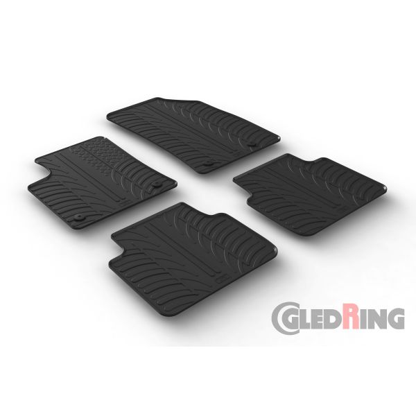 GledRing Tapetes para Opel Crossland X, 2017 - - T0096