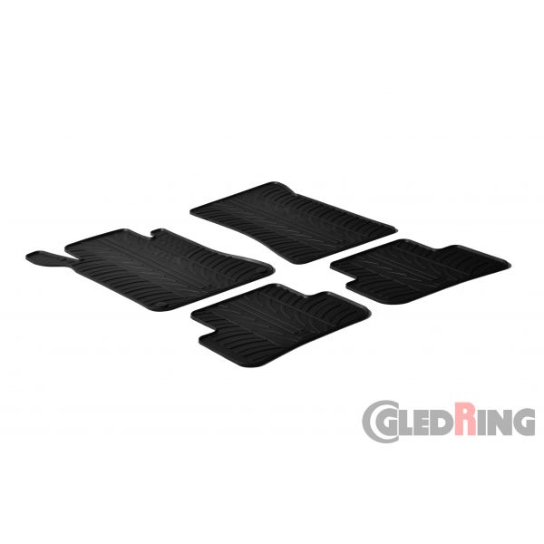 GledRing Tapetes para Mercedes C-class W203, 2001-2007 - T0326
