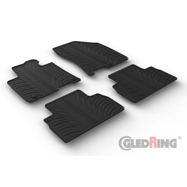 GledRing Tapetes para Hyundai Santa Fe Suv 2018 - - T0416