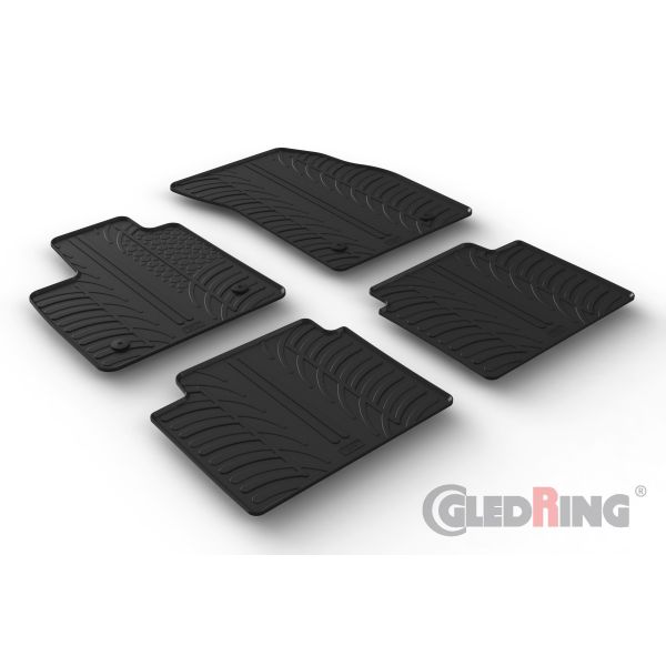 GledRing Tapetes para Ford C3 Aircross, 2018 - - T0564