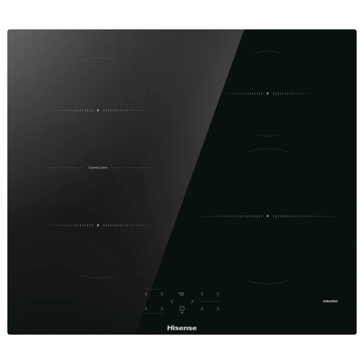Placa de Indução Hisense HI6421BSC | 4 Zonas, 59.5 cm, Preto