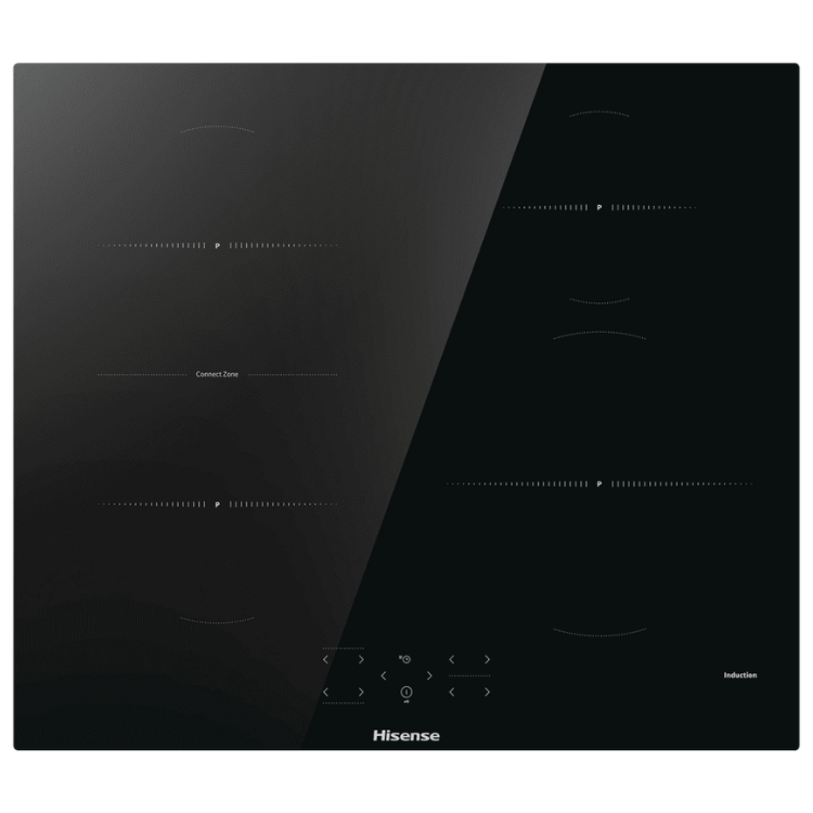 Placa de Indução Hisense HI6421BSC | 4 Zonas, 59.5 cm, Preto