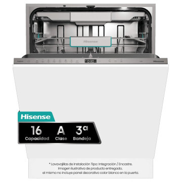 Máquina de Lavar Loiça Encastre Hisense HV673A65 | 16 talheres, A