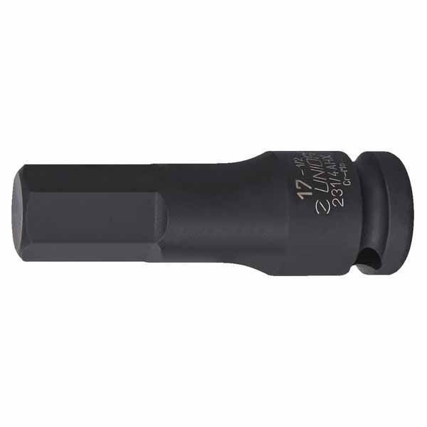 Unior Impact Hex17 Glass Key Prateado