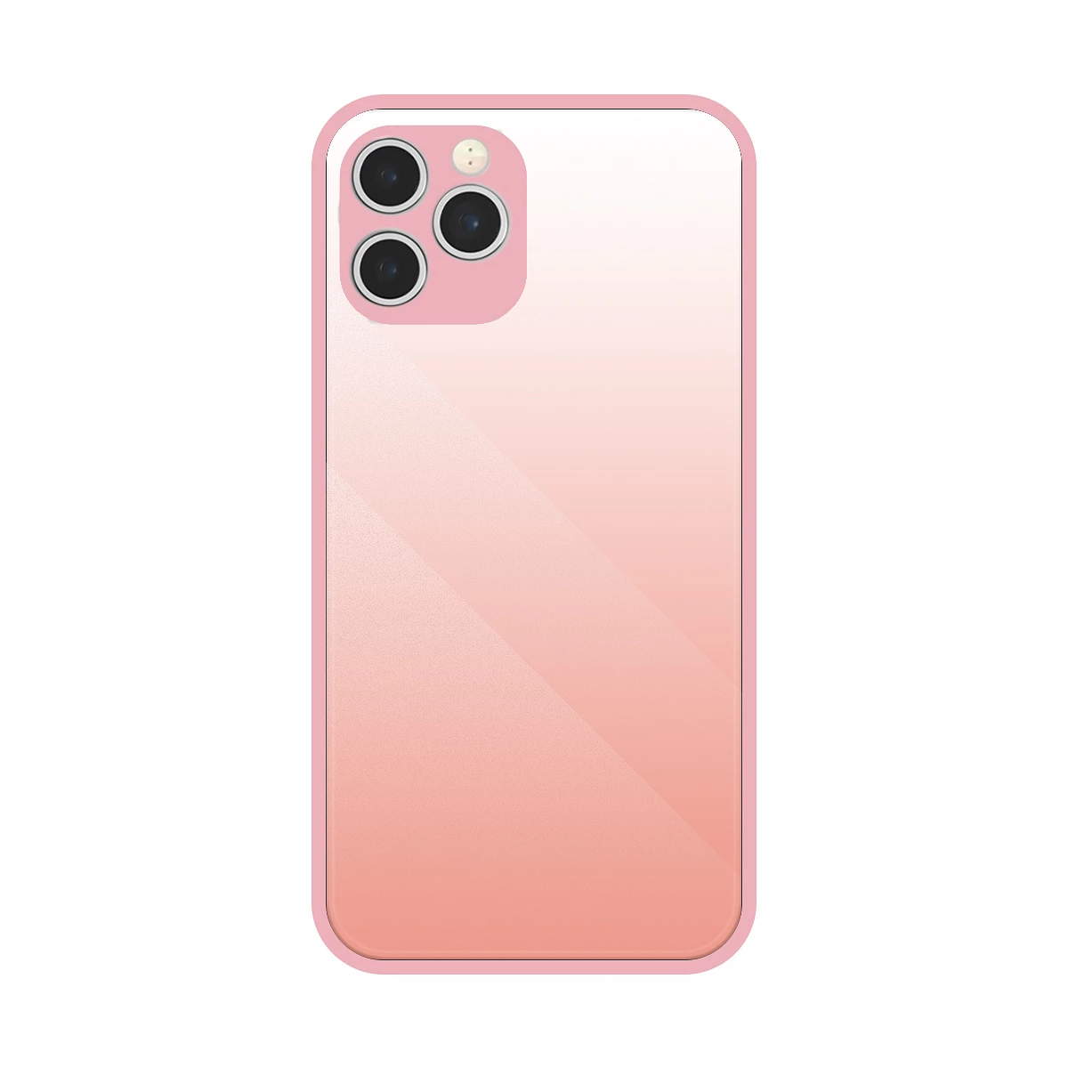 Capa de Vidro Temperado Apple iPhone 12 Pro Rosa