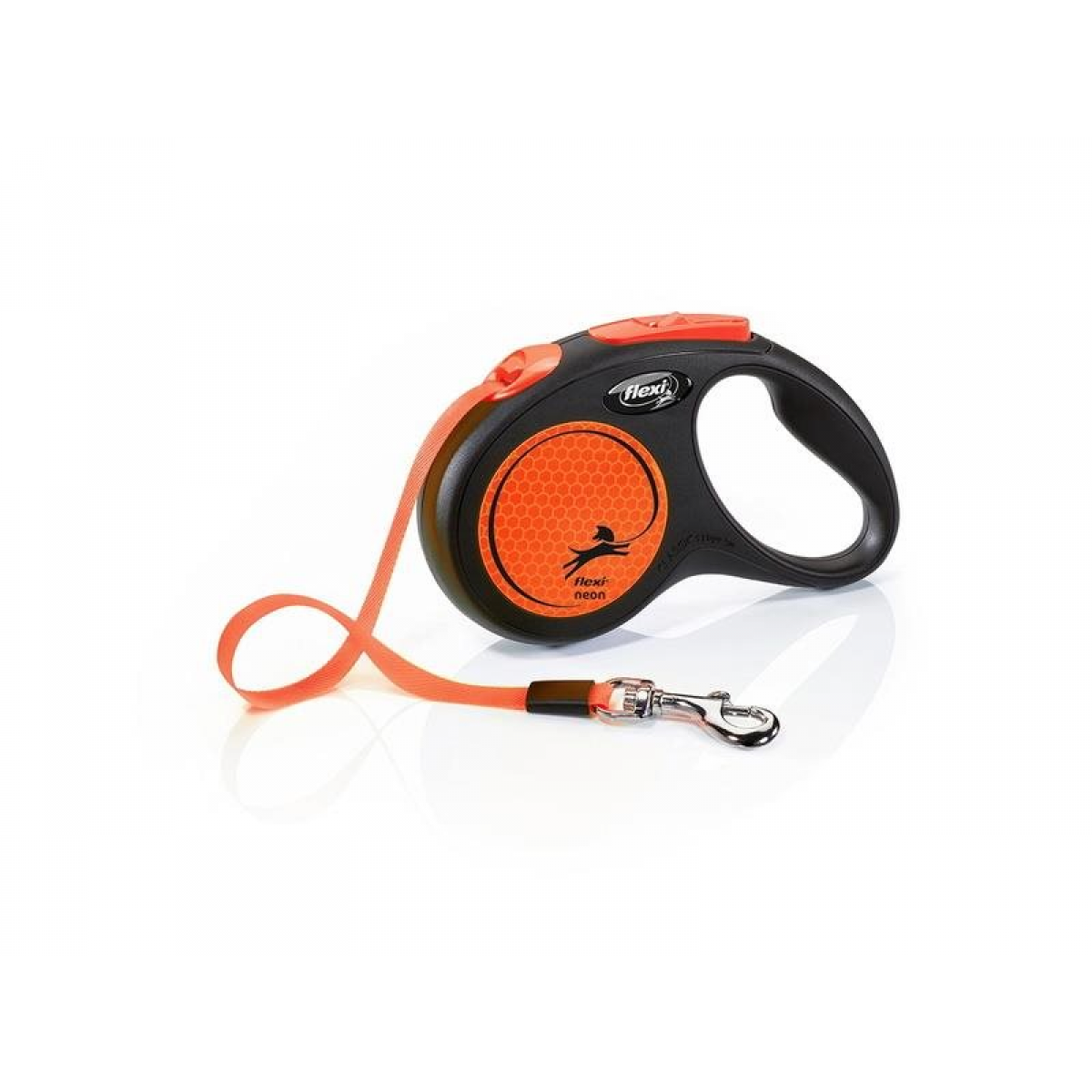 Flexi Trela de Rodadura New Neon 5 Metros Negro/naranja 829541