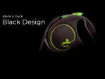 Flexi Trela Design 5 Metros Pequeño Negro/verde 829736