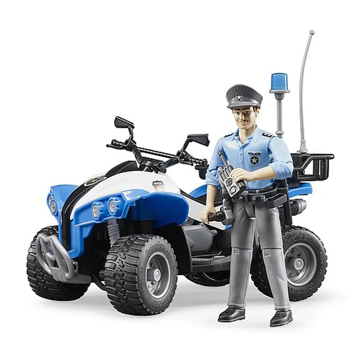 Moto Quatro Policial com Polícia e Acessórios