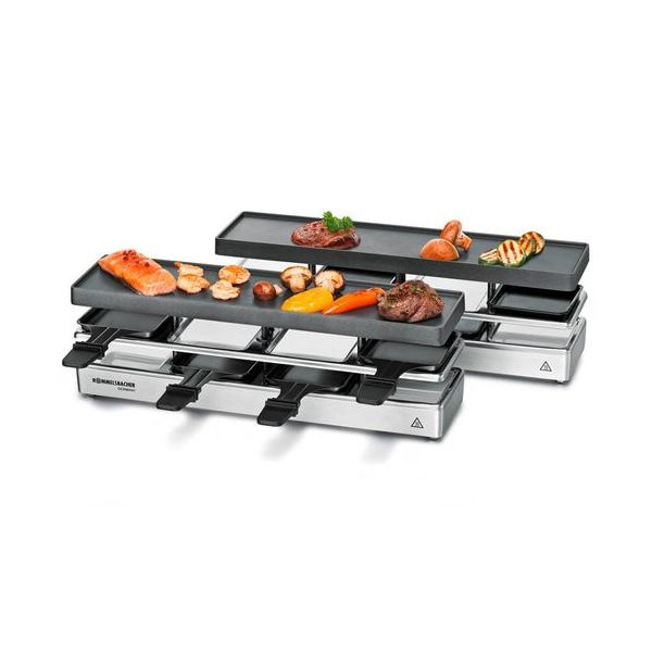 Grelhador Rommelsbacher Raclette Fun for 4+4 RC1600 Silver - 1590W