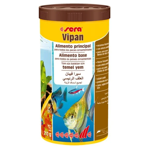 Sera Alimento Peixe Vipan 1000ml
