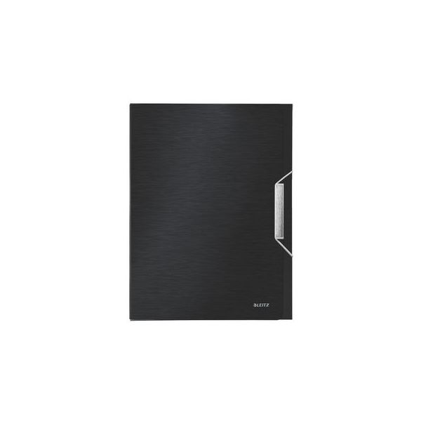 Leitz Caixa Arquivo c/ Elásticos Style, A4 250 Fls 30mm Preto Acetinado - 39560094