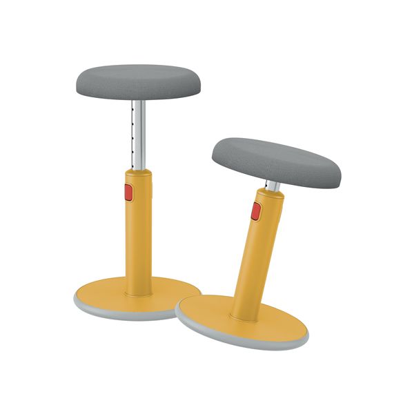 Leitz Banco Ajustável Ergo Cosy Amarelo Quente