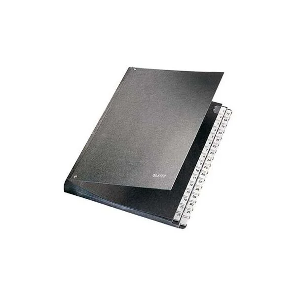 Leitz Pasta de Assinaturas 5831 Preto 1-31 Divisões