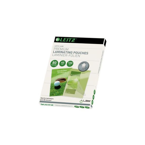 Leitz Bolsa Plástica A5 80m 100 Un.