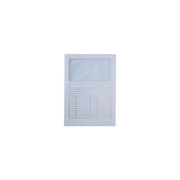 Leitz Pastas de Protocolo c/ Janela 140g 100 Un. - 1001204