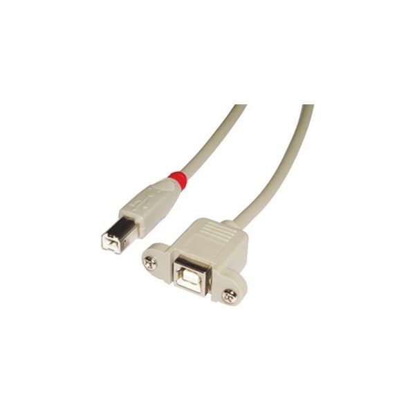 Lindy - 31801 cable USB 1 m USB 2.0 USB B Gris - 31801