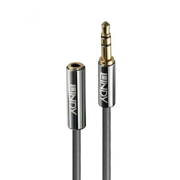 Lindy Cabo de Extensão Áudio Cromo 3.5mm 5m