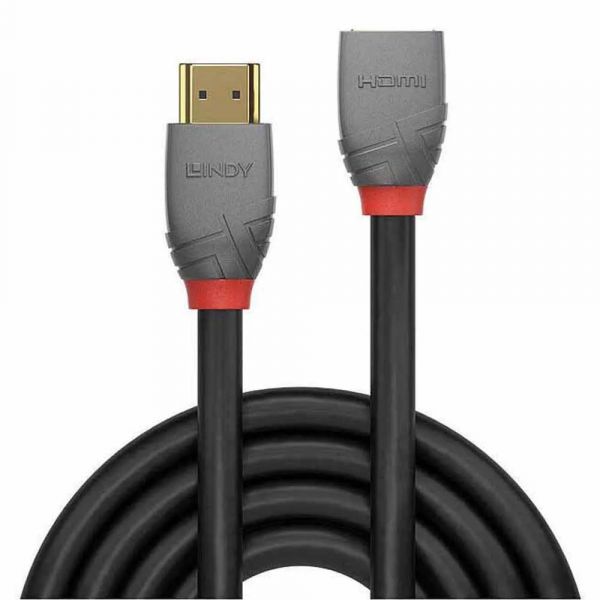 Lindy Anthra Line Cabo Extensão HDMI 2.0 3M Preto
